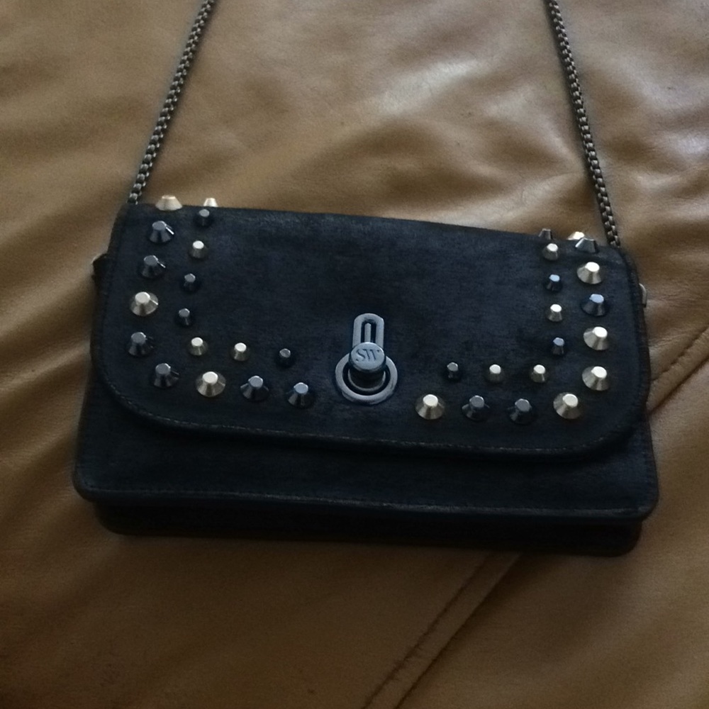 Stuart Weitzman Stud Crossbody Convertible Clutch